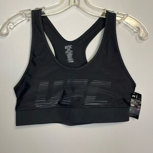 UFC Black Sports Bra Size Medium NEW